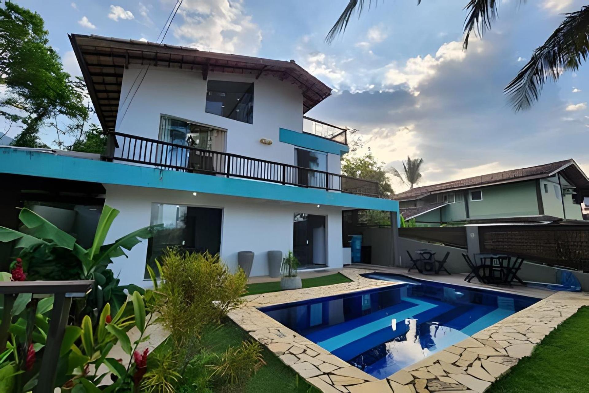 Bela Casa De 4 Suites Com Piscina E Vista - Curral Ilhabela Exteriör bild