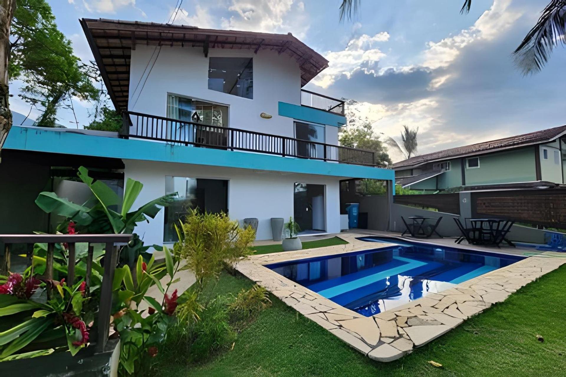 Bela Casa De 4 Suites Com Piscina E Vista - Curral Ilhabela Exteriör bild