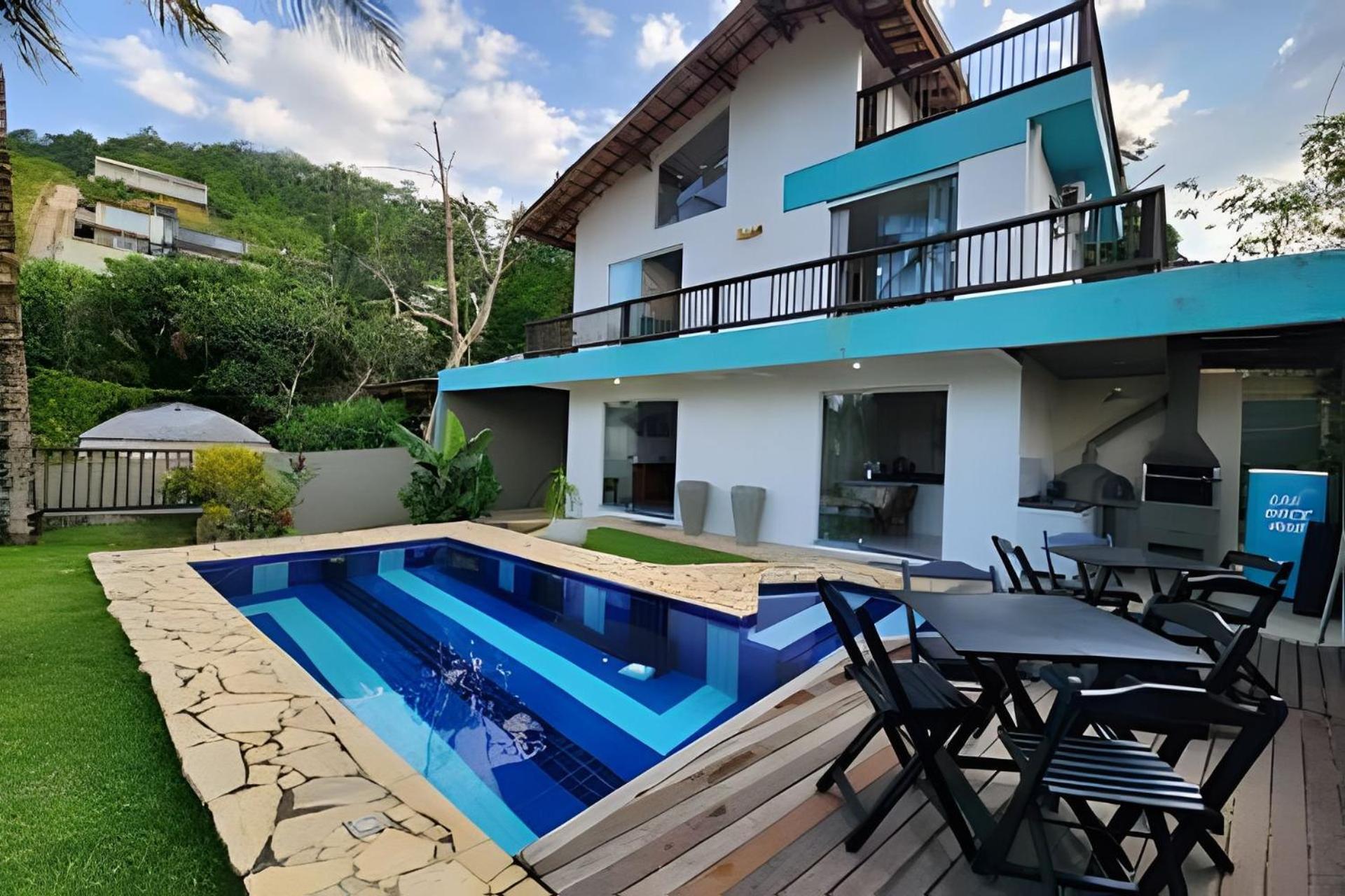 Bela Casa De 4 Suites Com Piscina E Vista - Curral Ilhabela Exteriör bild